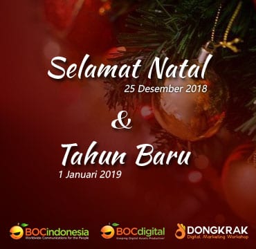Selamat Hari Raya Natal dan Tahun Baru 2019