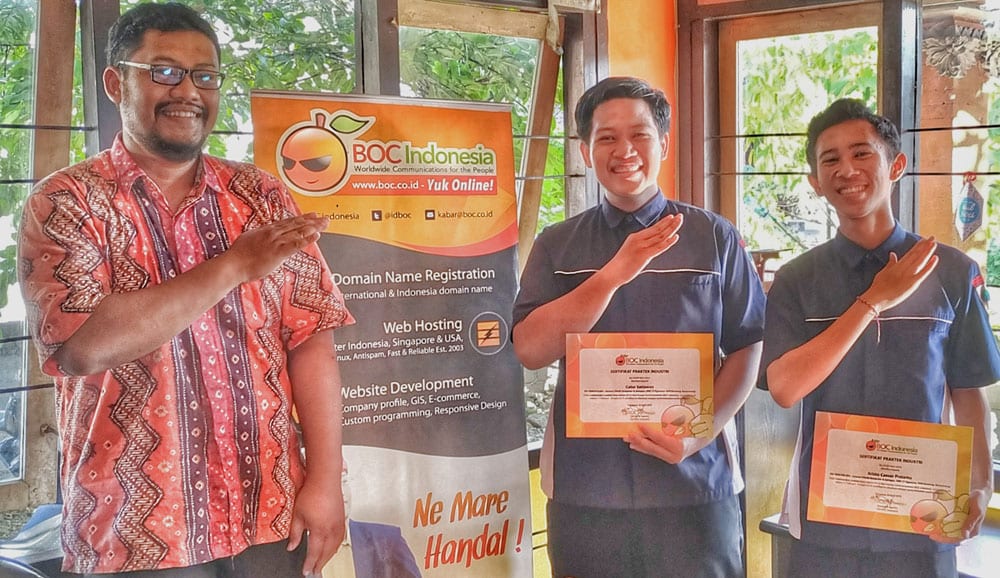 Sahabat Magang dari SMK 17 Agusutus 1945 Genteng