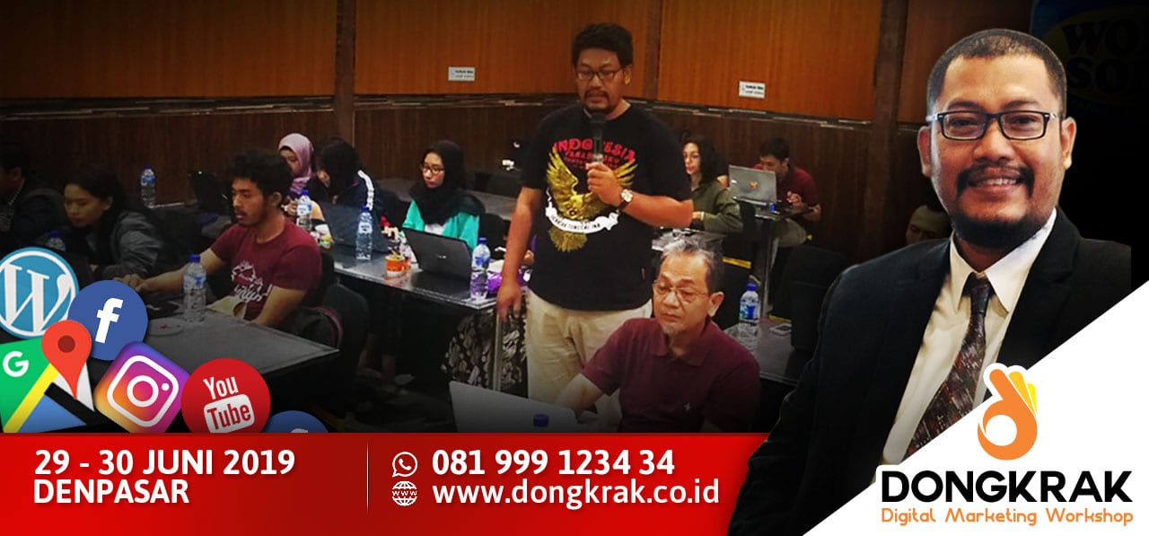 Workshop Digital Marketing 29-30 Juni 2019
