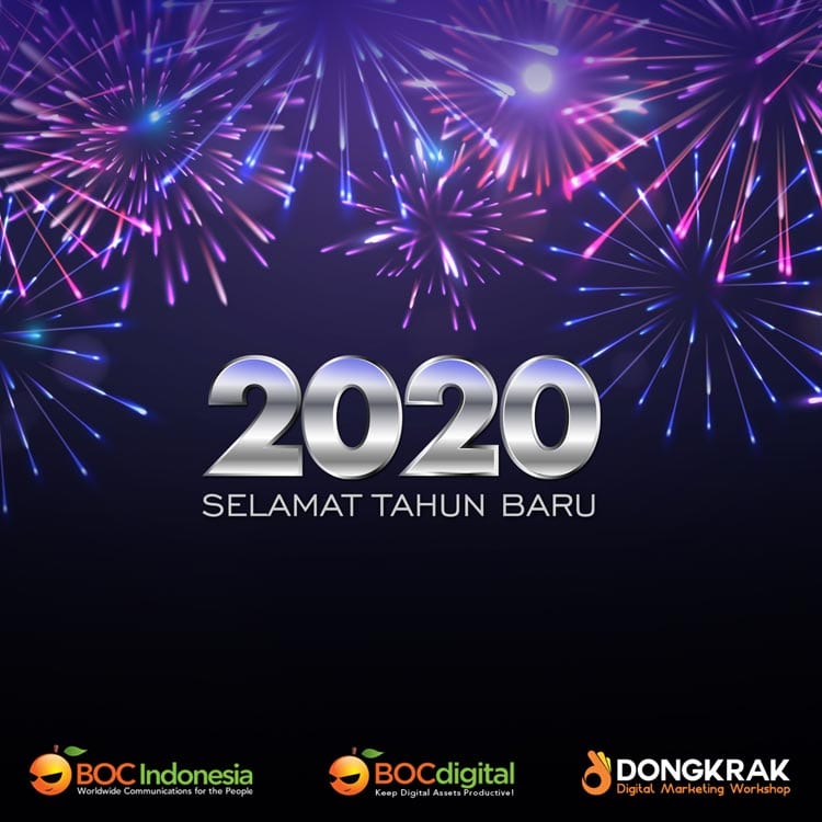 Selamat Tahun Baru dan BerStrategi Digital di 2020