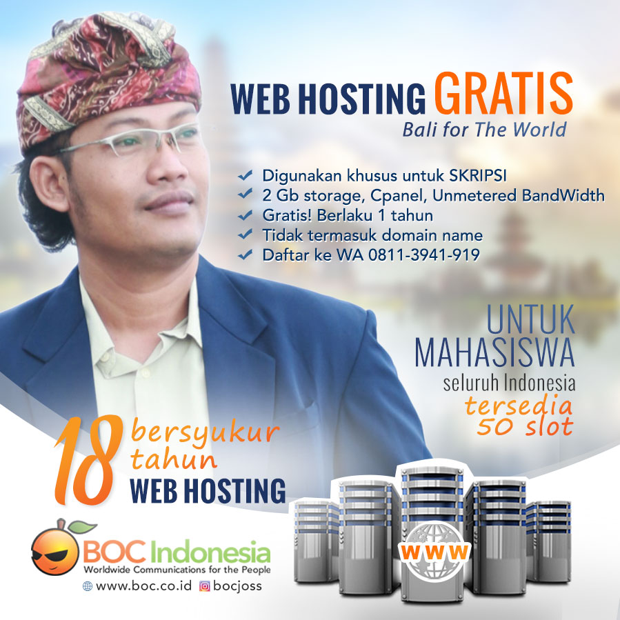 Web Hosting Gratis Untuk Mahasiswa