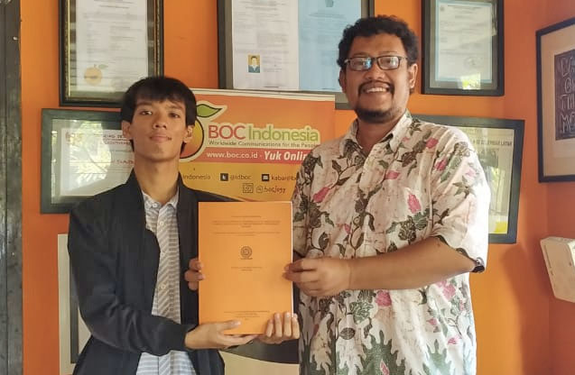 Daniel, Sahabat Kerja Praktek dari Universitas Udayana
