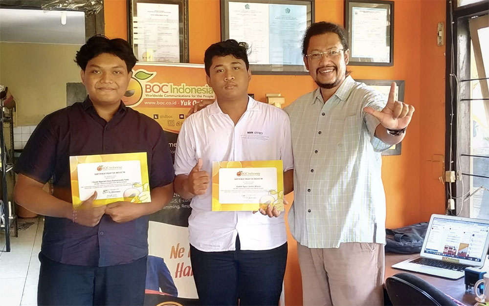 Sahabat Magang dari SMK Wira Harapan, Badung &#8211; Bali