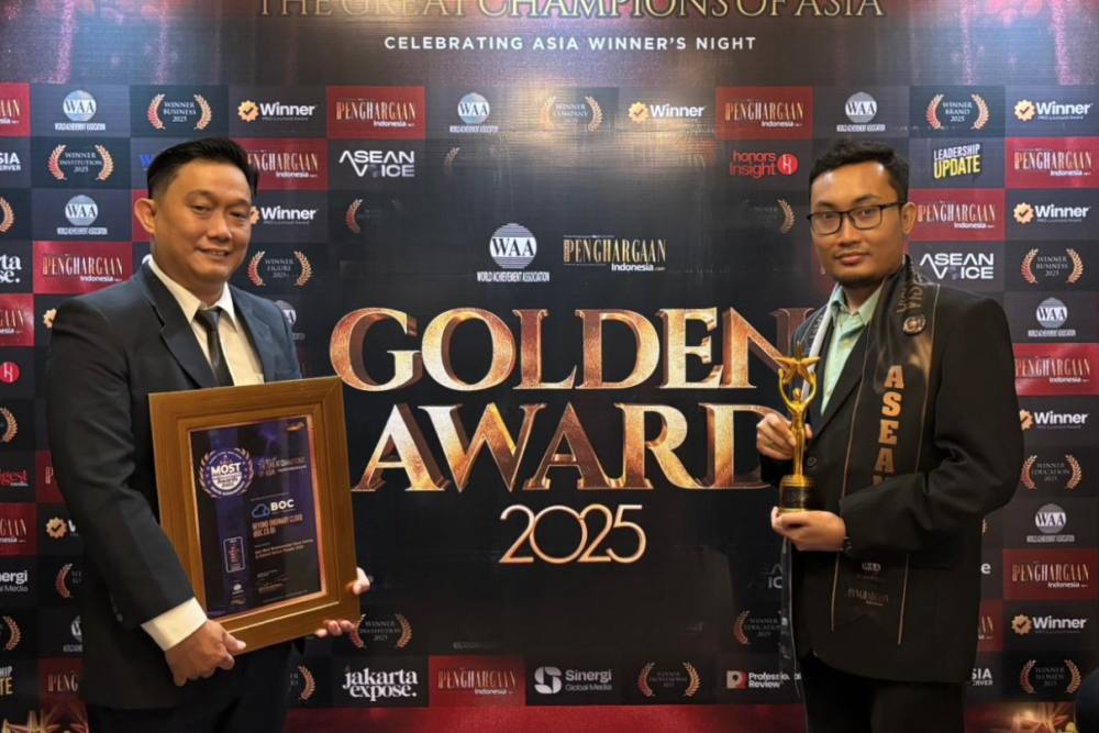 BOC Raih Penghargaan Asia Most Recommended Cloud Hosting Internet Service Provider 2025