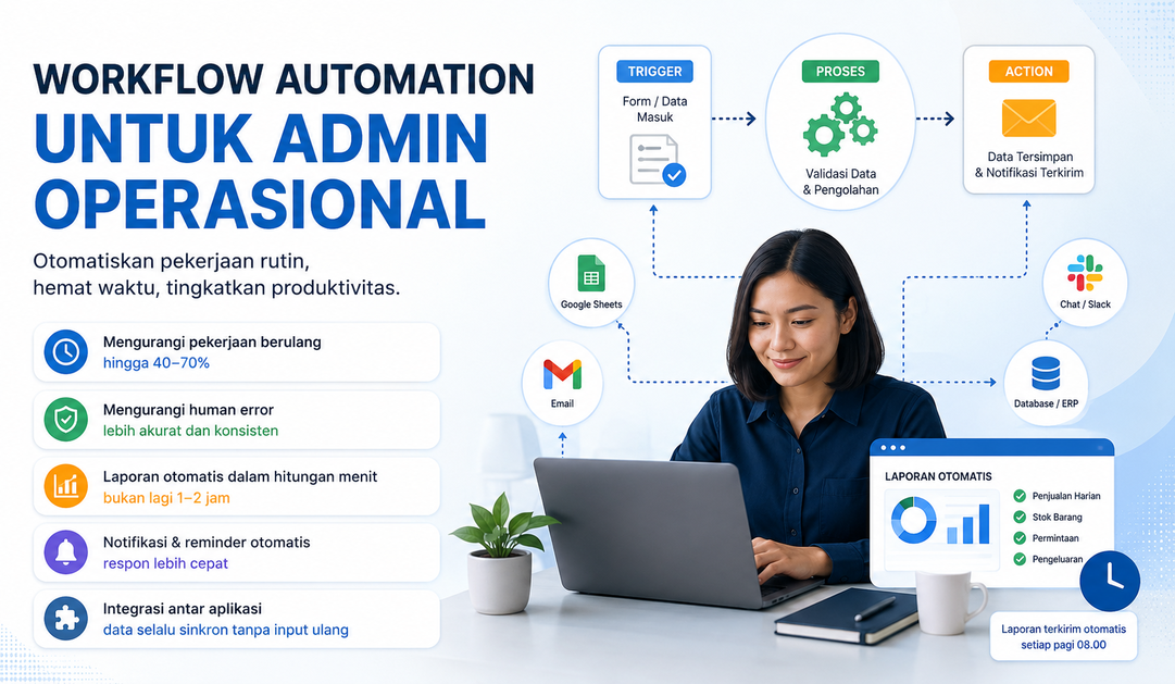 Workflow Automation untuk Admin Operasional, Benarkah Bisa Menghemat Jam Kerja Setiap Hari?